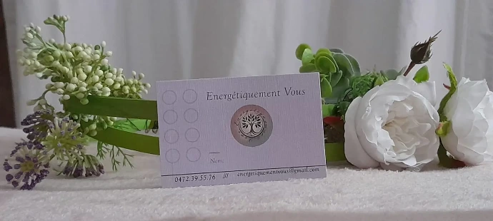 Carte de fidélité pour les soins énergétiques